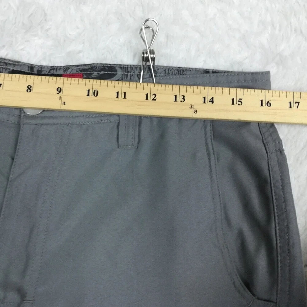 Tony Hawke Mens Shorts‎ Cargo Utility Skater Gray Casual Flap Pocket 32